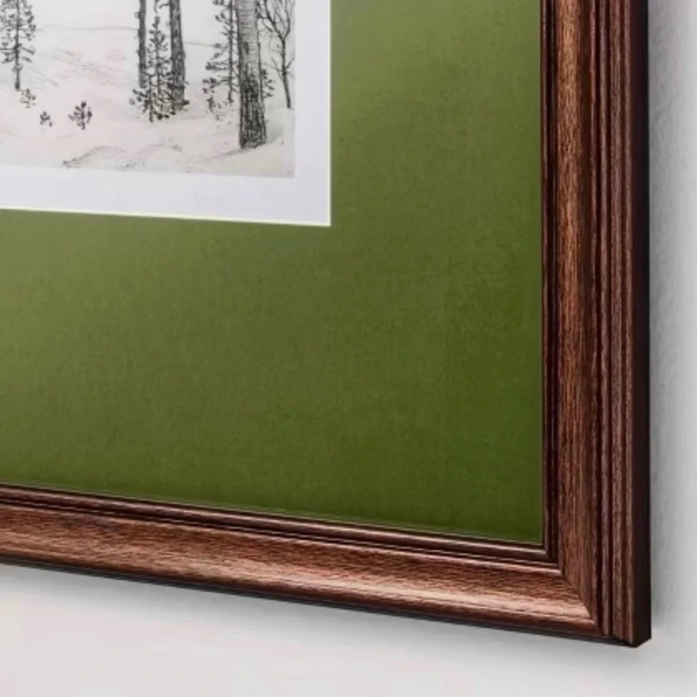 Hearth & Hand with Magnolia Countryside Skier Framed Christmas Wall Art - Picture 7 of 8